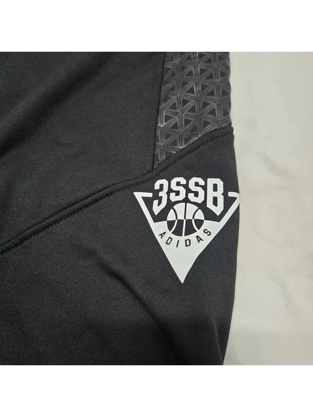 NWT Sz MEDIUM Men's Adidas 3SSB Logo Pants 2023 Adjustable Black Joggers HR5142